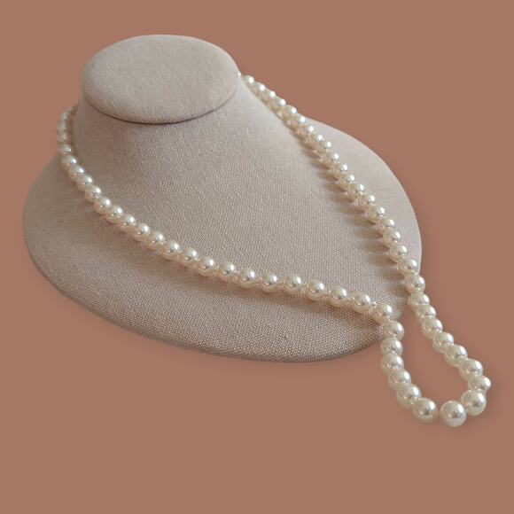 Great Grandmother's Glassine Pearls - Picture 1 of 5